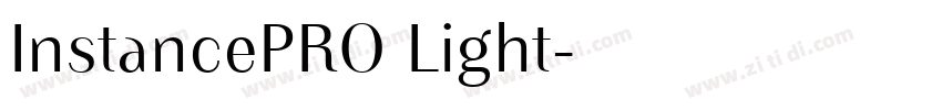 InstancePRO Light字体转换 InstancePRO Light字体转换
